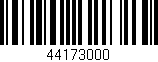 Código de barras (EAN, GTIN, SKU, ISBN): '44173000'