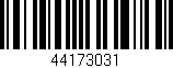 Código de barras (EAN, GTIN, SKU, ISBN): '44173031'