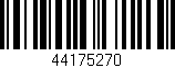 Código de barras (EAN, GTIN, SKU, ISBN): '44175270'