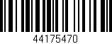 Código de barras (EAN, GTIN, SKU, ISBN): '44175470'