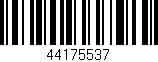 Código de barras (EAN, GTIN, SKU, ISBN): '44175537'