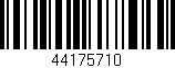 Código de barras (EAN, GTIN, SKU, ISBN): '44175710'