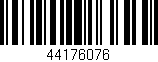 Código de barras (EAN, GTIN, SKU, ISBN): '44176076'