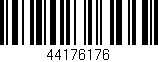 Código de barras (EAN, GTIN, SKU, ISBN): '44176176'