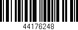 Código de barras (EAN, GTIN, SKU, ISBN): '44176248'