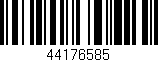 Código de barras (EAN, GTIN, SKU, ISBN): '44176585'