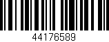 Código de barras (EAN, GTIN, SKU, ISBN): '44176589'