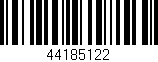 Código de barras (EAN, GTIN, SKU, ISBN): '44185122'