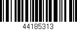 Código de barras (EAN, GTIN, SKU, ISBN): '44185313'