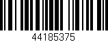 Código de barras (EAN, GTIN, SKU, ISBN): '44185375'