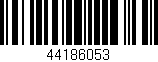 Código de barras (EAN, GTIN, SKU, ISBN): '44186053'