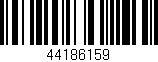 Código de barras (EAN, GTIN, SKU, ISBN): '44186159'