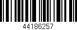Código de barras (EAN, GTIN, SKU, ISBN): '44186257'