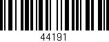 Código de barras (EAN, GTIN, SKU, ISBN): '44191'