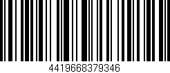 Código de barras (EAN, GTIN, SKU, ISBN): '4419668379346'