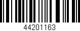 Código de barras (EAN, GTIN, SKU, ISBN): '44201163'