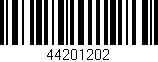 Código de barras (EAN, GTIN, SKU, ISBN): '44201202'