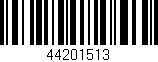 Código de barras (EAN, GTIN, SKU, ISBN): '44201513'