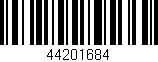 Código de barras (EAN, GTIN, SKU, ISBN): '44201684'