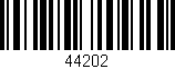 Código de barras (EAN, GTIN, SKU, ISBN): '44202'
