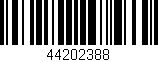 Código de barras (EAN, GTIN, SKU, ISBN): '44202388'