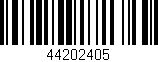 Código de barras (EAN, GTIN, SKU, ISBN): '44202405'