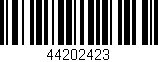 Código de barras (EAN, GTIN, SKU, ISBN): '44202423'