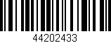 Código de barras (EAN, GTIN, SKU, ISBN): '44202433'