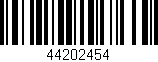 Código de barras (EAN, GTIN, SKU, ISBN): '44202454'