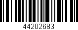 Código de barras (EAN, GTIN, SKU, ISBN): '44202683'