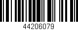 Código de barras (EAN, GTIN, SKU, ISBN): '44206079'