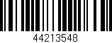 Código de barras (EAN, GTIN, SKU, ISBN): '44213548'
