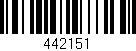 Código de barras (EAN, GTIN, SKU, ISBN): '442151'