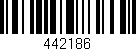 Código de barras (EAN, GTIN, SKU, ISBN): '442186'