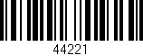 Código de barras (EAN, GTIN, SKU, ISBN): '44221'