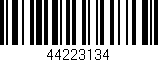 Código de barras (EAN, GTIN, SKU, ISBN): '44223134'
