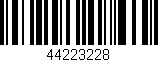 Código de barras (EAN, GTIN, SKU, ISBN): '44223228'