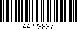Código de barras (EAN, GTIN, SKU, ISBN): '44223837'