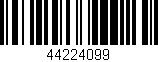 Código de barras (EAN, GTIN, SKU, ISBN): '44224099'