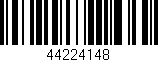 Código de barras (EAN, GTIN, SKU, ISBN): '44224148'
