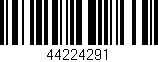 Código de barras (EAN, GTIN, SKU, ISBN): '44224291'