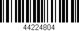 Código de barras (EAN, GTIN, SKU, ISBN): '44224804'