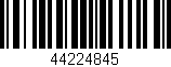 Código de barras (EAN, GTIN, SKU, ISBN): '44224845'