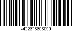 Código de barras (EAN, GTIN, SKU, ISBN): '4422676606090'