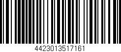 Código de barras (EAN, GTIN, SKU, ISBN): '4423013517161'