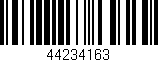 Código de barras (EAN, GTIN, SKU, ISBN): '44234163'