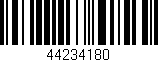 Código de barras (EAN, GTIN, SKU, ISBN): '44234180'
