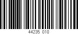 Código de barras (EAN, GTIN, SKU, ISBN): '44235/010'