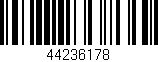 Código de barras (EAN, GTIN, SKU, ISBN): '44236178'