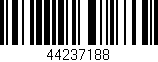 Código de barras (EAN, GTIN, SKU, ISBN): '44237188'